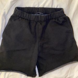 Brandy Melville black Rosa sweat shorts